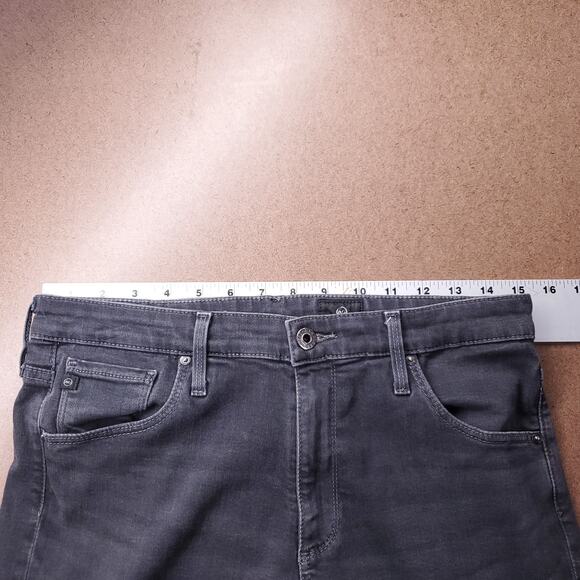 AG Farrah Skinny Ankle Jeans Women 31R Gray High Rise Clean Girl Casual Chic - Picture 4 of 10